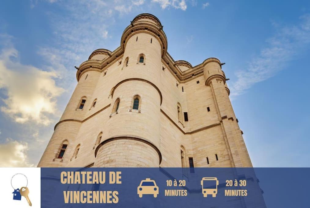Апартаменты 9 Min From Chateau De Vincennes - Paris & Disney Сен-Морис Экстерьер фото